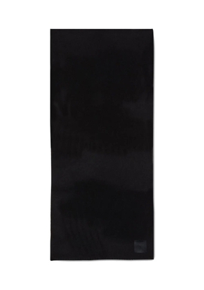 Calvin Klein logo-patch scarf - Black