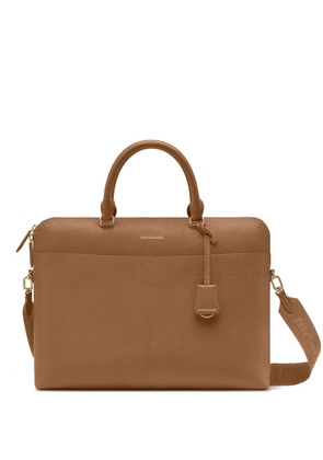 MAISON de SABRÉ full-grain leather laptop bag - Brown