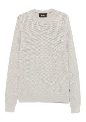BOSS crew-neck sweater - Grey