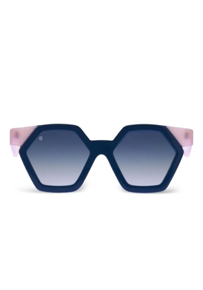 KYme geometric-frame sunglasses - Blue