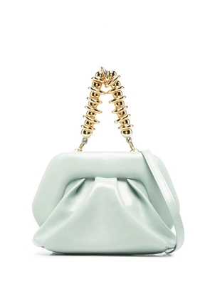 Themoirè Bios faux leather clutch bag - Green