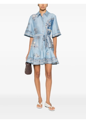 ALEMAIS Villa Romantica mini dress - Blue