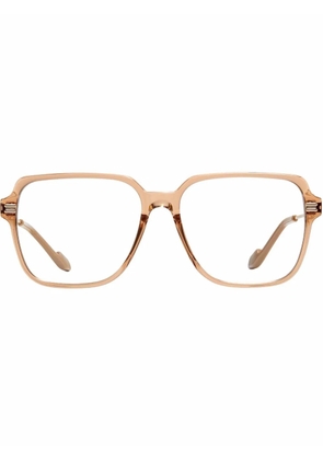 Gentle Monster Jeff BRC1 square-frame glasses - Neutrals