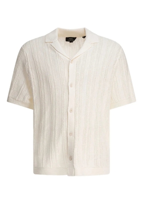 Vince Cabana knitted button-down shirt - White