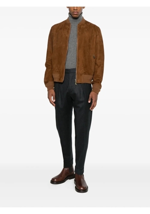 Berwich Chiaia pleated trousers - Grey