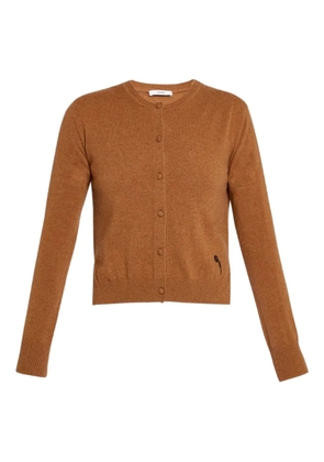 ERDEM crew-neck cardigan - Brown