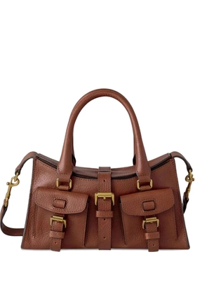 Mulberry mini Roxanne buckle tote bag - Brown