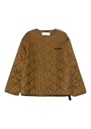 Peacemaker Oamc quilted top - Brown