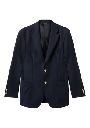 Brooks Brothers virgin-wool hopsack blazer - Blue