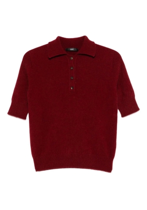 SAPIO cotton polor top - Red