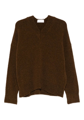 Christian Wijnants Kainez V-neck sweater - Brown