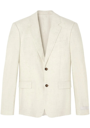 Versace Barocco Sea single-breasted blazer - Neutrals