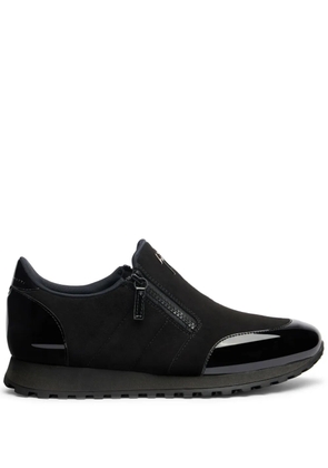 Giuseppe Zanotti Ilde Run double-zip low-top sneakers - Black