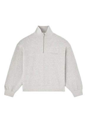GANNI zip sweatshirt - Grey