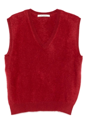 absolut cashmere Miriam V-neck vest - Red