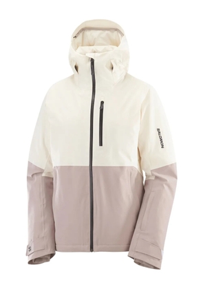 Salomon hooded colour-block jacket - Neutrals