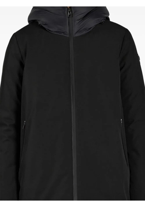 Canadian funnel-neck zip-up parka coat - Black