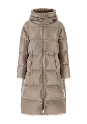 Herno hooded quilted coat - Neutrals
