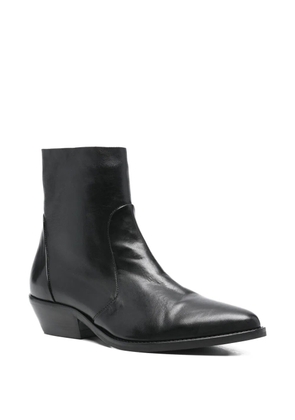 Julie Dee 40mm pointed-toe boots - Black