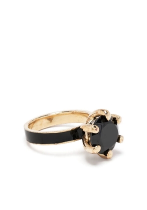 BEATRIZ PALACIOS Mourning onyx ring - Gold