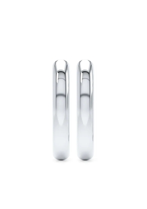 LOEV 14kt recycled white gold Allday hoop earrings - Silver