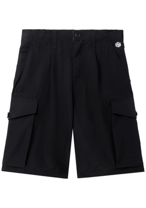 CHOCOOLATE logo-appliqué cargo shorts - Black