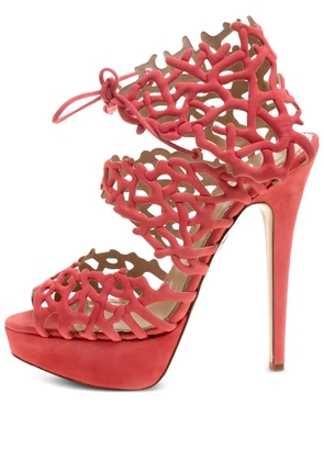 Charlotte Olympia 150mm Goodness Gracious Reef sandals - Orange