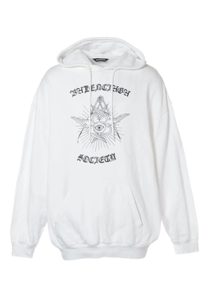 Balenciaga Pre-Owned 2020 logo-print hoodie - White