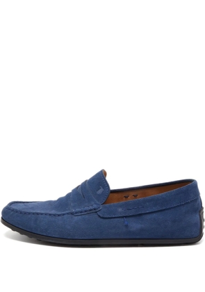 Tod's Vintage suede loafers - Blue