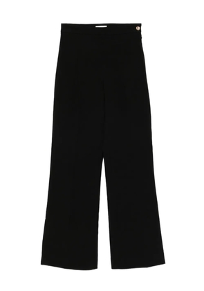 SANDRO button-detail high-waist trousers - Black