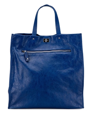 Valentino Garavani Pre-Owned 2000-2017 Leather Rockstud Turnlock tote bag - Blue