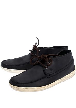 Tod's Vintage suede lace-up derby shoes - Blue