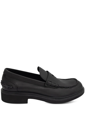 Tod's leather loafers - Black
