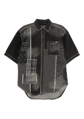 Musium Div. denim shirt - Black