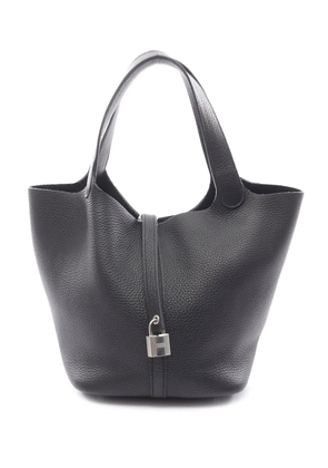 Hermès Pre-Owned 2023 Taurillon Clemence Picotin Lock MM handbag - Black