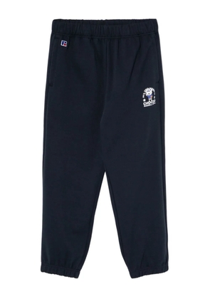 CHOCOOLATE x Russell Athletic bear-print trousers - Blue