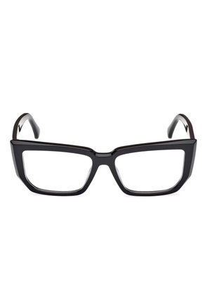 Max Mara Eyewear logo-lettering glasses - Black
