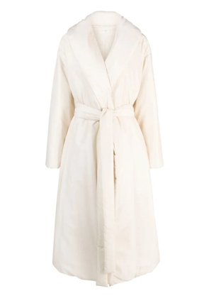 The Row Francine tied-waist coat - Neutrals