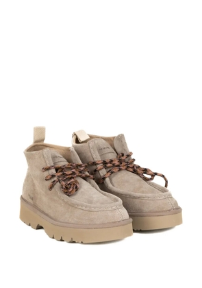 PANCHIC P009 lace-up boots - Neutrals