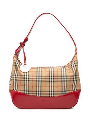 Burberry Pre-Owned 20th Century Haymarket Check Canvas shoulder bag - Brown