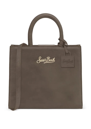 MC2 Saint Barth mini Shop top handle tote bag - Brown