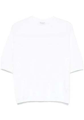 Brunello Cucinelli knitted T-shirt - White