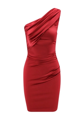 CHIARA BONI La Petite Robe Zenax one-shoulder draped mini dress - Red