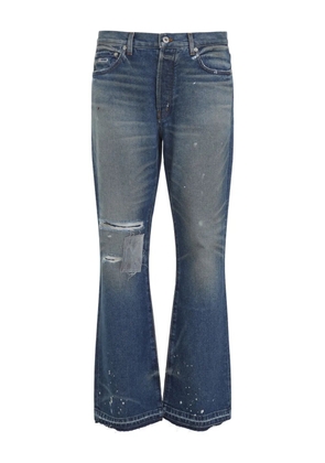 GALLERY DEPT. ripped patch jeans - Blue