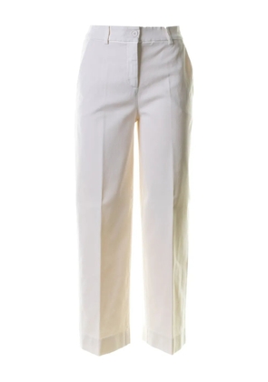 Via Masini 80 pressed-crease trousers - Neutrals