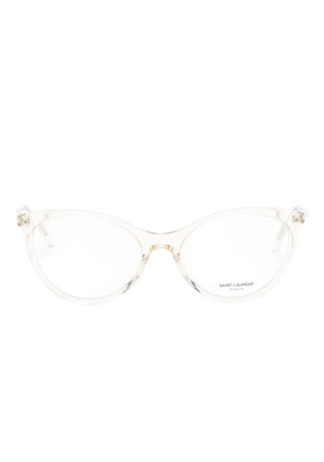 Saint Laurent Eyewear cat-Eye glasses - White