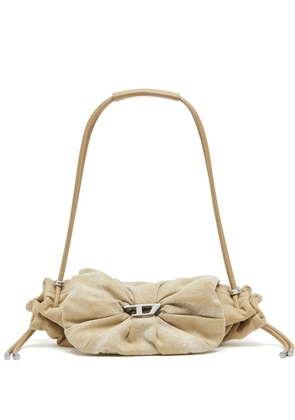 Diesel small Scrunch-D shoulder bag - Neutrals