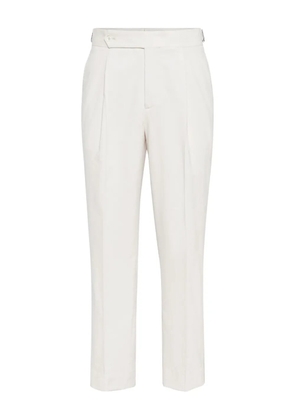 Brunello Cucinelli tailored trousers - White