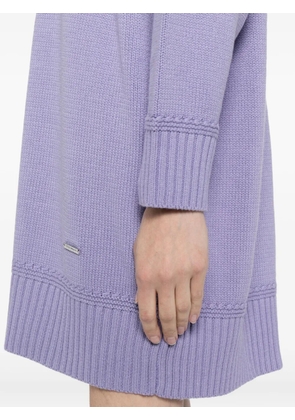 To b. by agnès b. logo-plaque dress - Purple