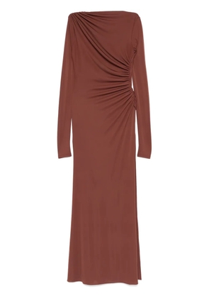 THE ANDAMANE Veronica maxi dress - Brown